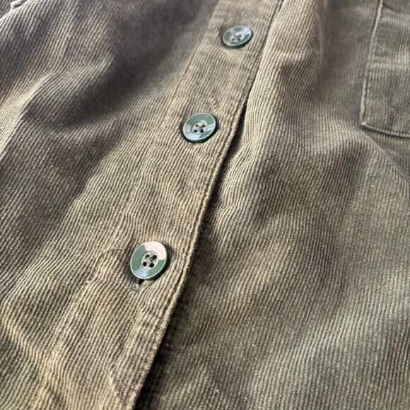The Vermont Country Store Women’s S Corduroy Green Jumper Dress FLAWED - Picture 10 of 14